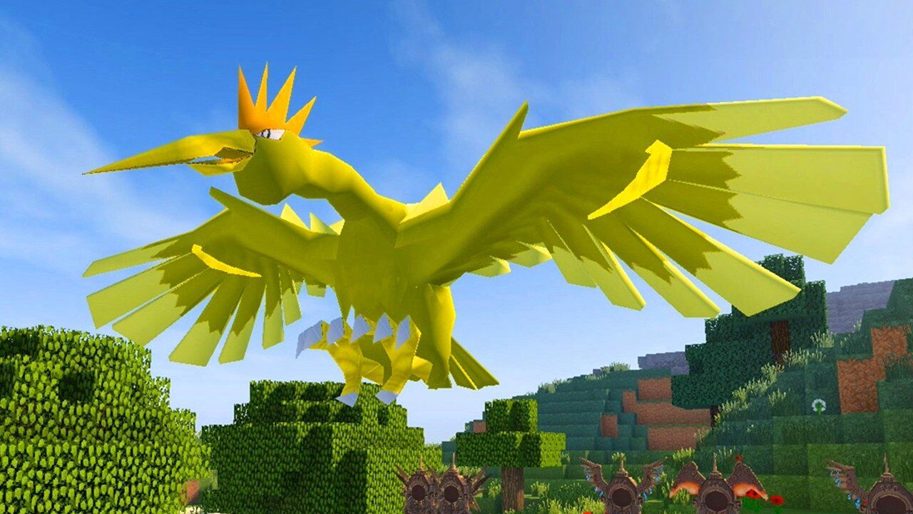 秀色解说我的世界神奇宝贝 闪光的烈雀进化成大嘴雀