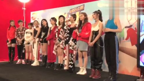 湖南卫视快乐中国毕业歌会 火箭少女101在毕业歌会媒体后台的首秀