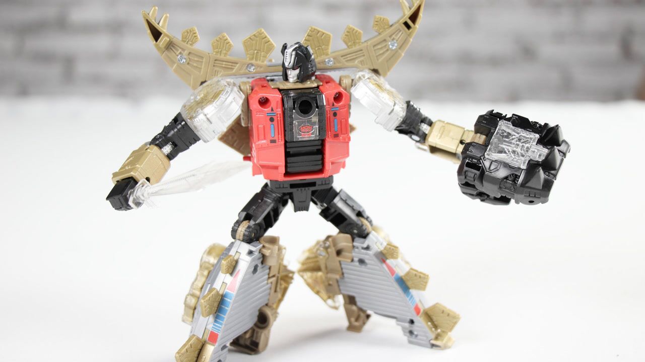 《玩具》甜橙玩具 新系列变形金刚领袖系列恐龙金刚战队之剑龙金刚