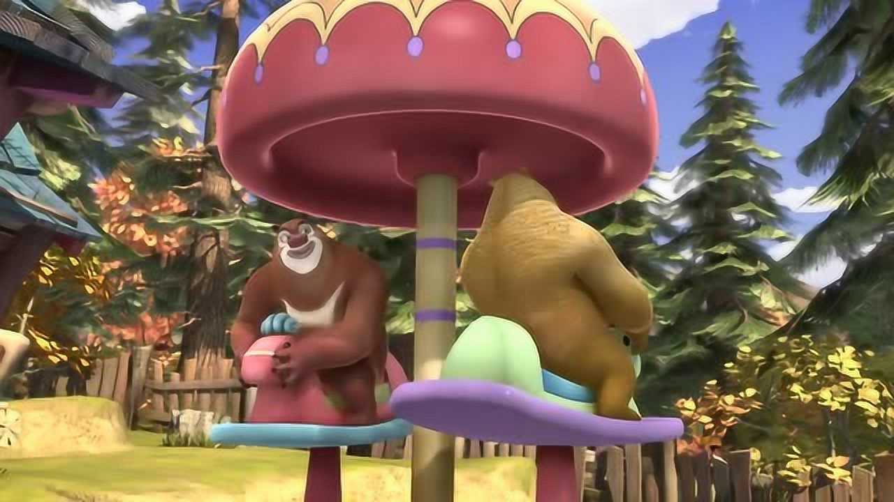 熊出没全集:熊大熊二坐摇摇车