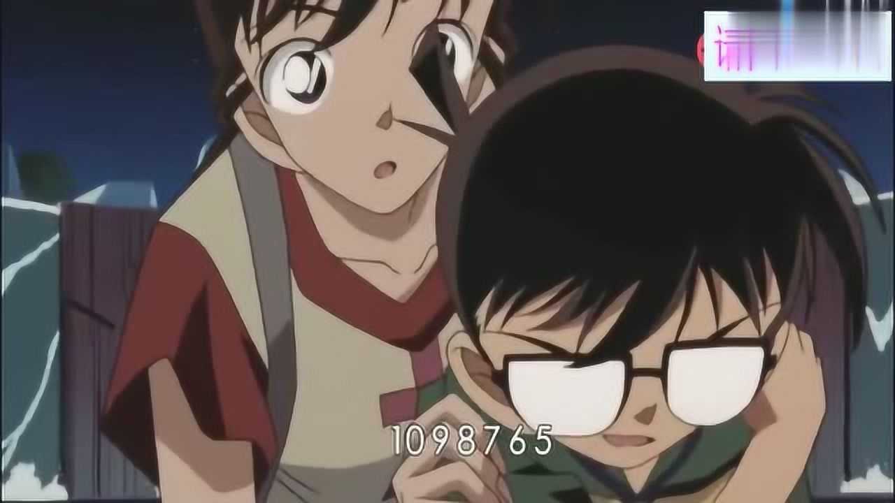 柯南为了救小兰,中枪到底,是爱情没错了.