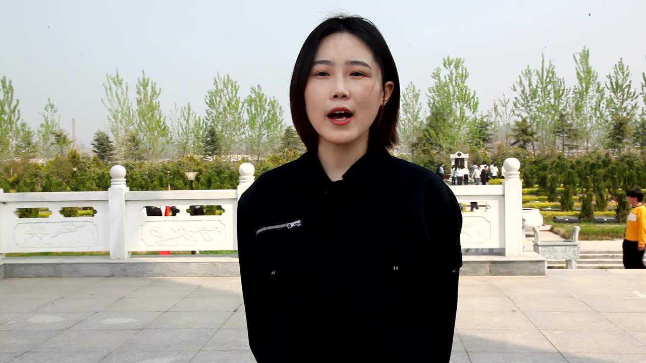 河南商丘柘城县供电公司员工张梦琦烈士陵园说