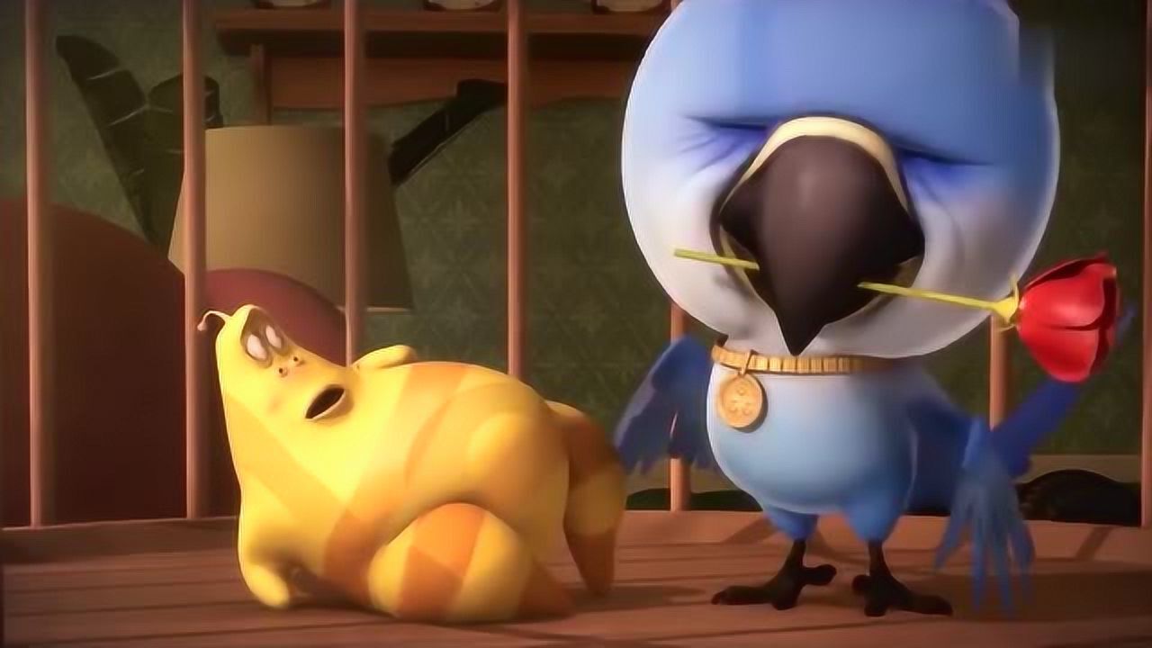 爆笑虫子黄虫太大意吞了整只鸡最后成了鹦鹉的压寨夫人