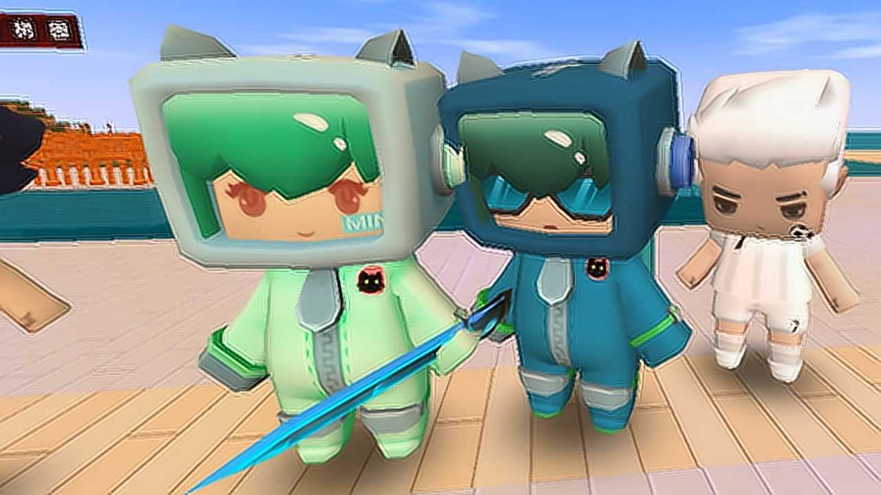 迷你世界吃鸡绝地求生尴尬吧自己队友以为是敌人