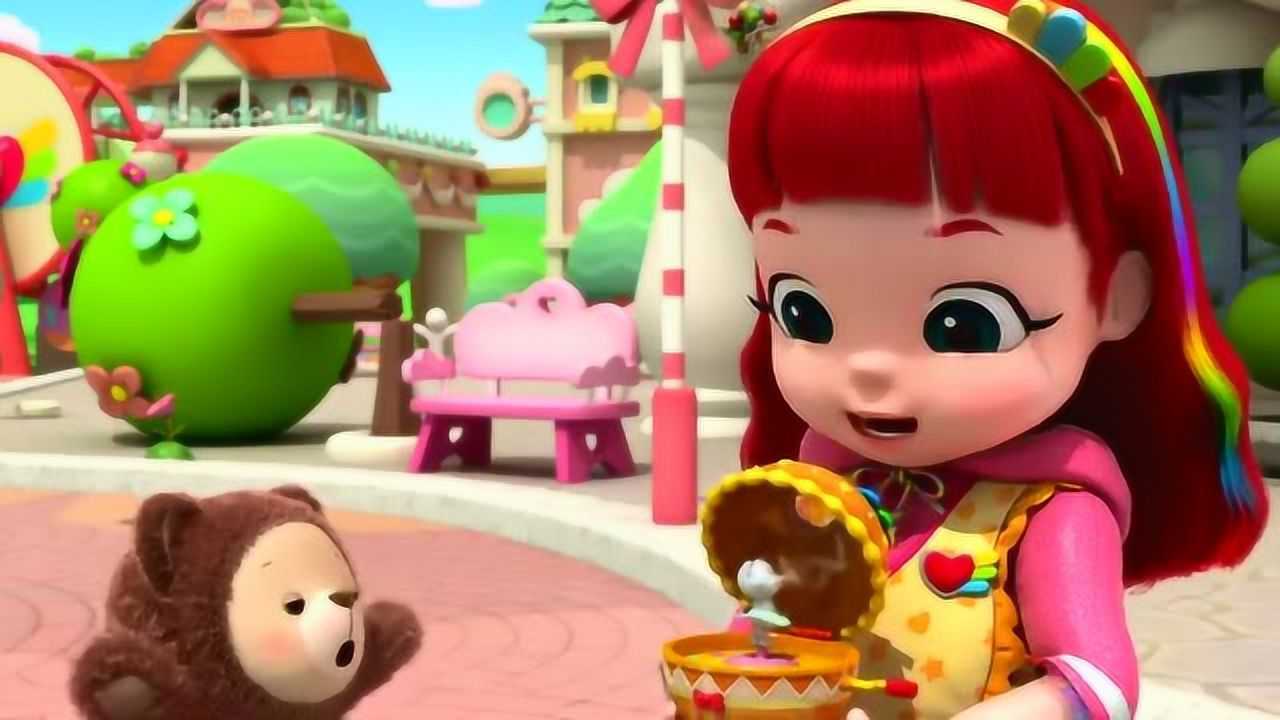 彩虹宝宝第二季露露变身保姆喂妞妞吃饭