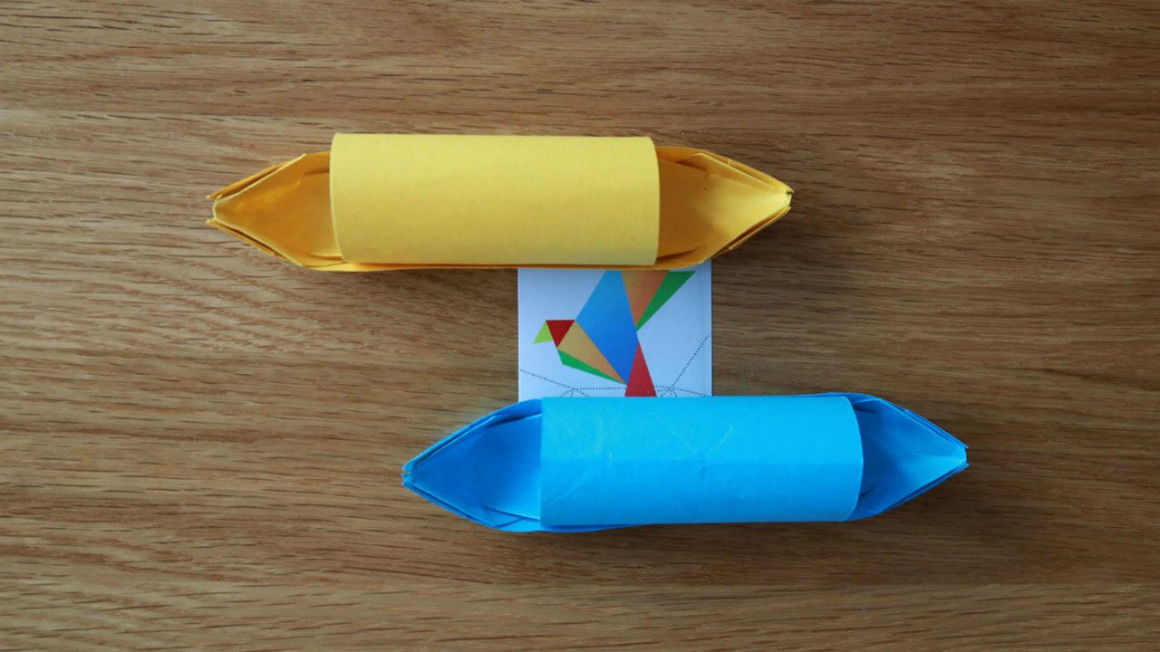 怎样折纸小船2分钟学会带篷的小纸船折法纸船折纸教程