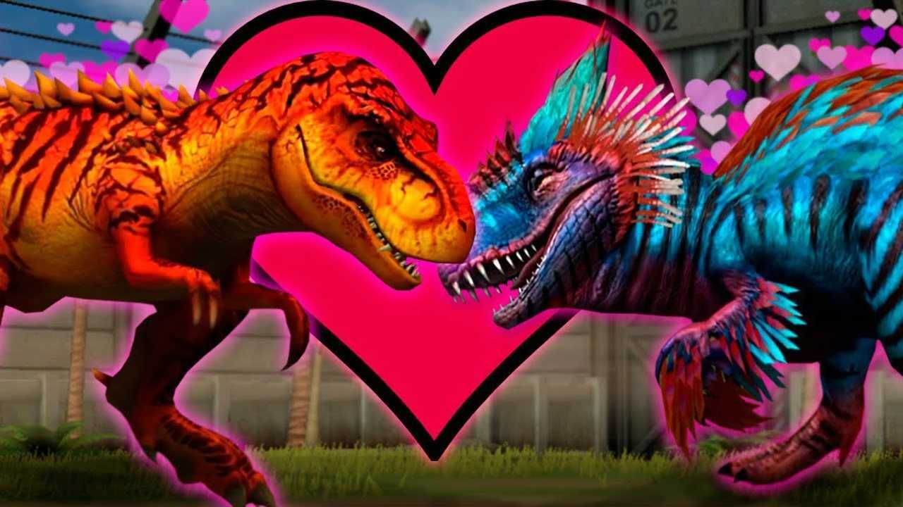 侏罗纪世界游戏霸王龙和似鳄龙的强者之战