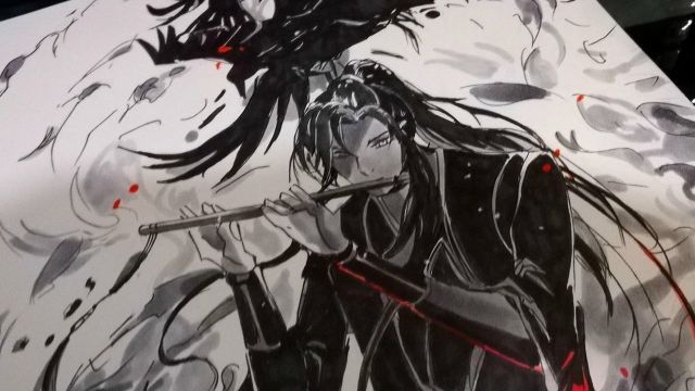 【手绘】魔道祖师魏无羡 陈情一曲望江湖——聚精绘神系列