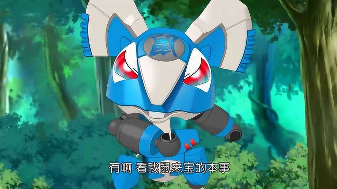 钢甲小龙侠:恶魔的龙卷风被鼠来宝的金钢钻破坏了