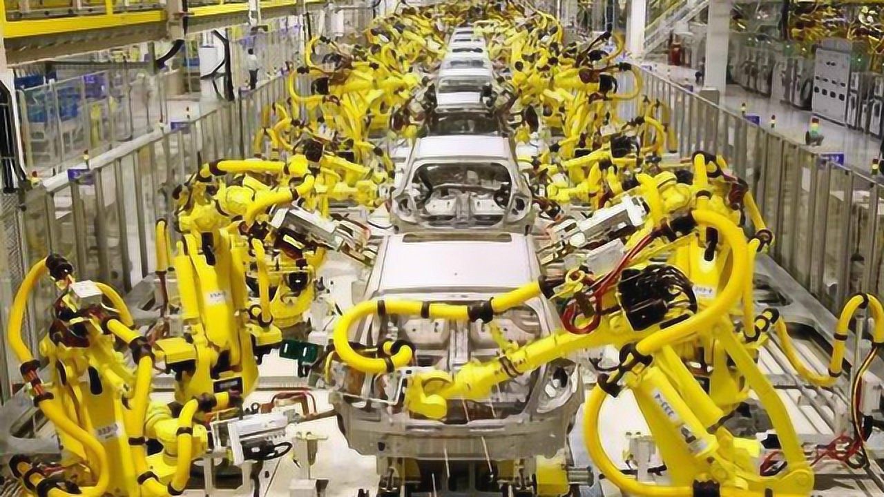 韩国最先进的无人自动化汽车生产线太牛了