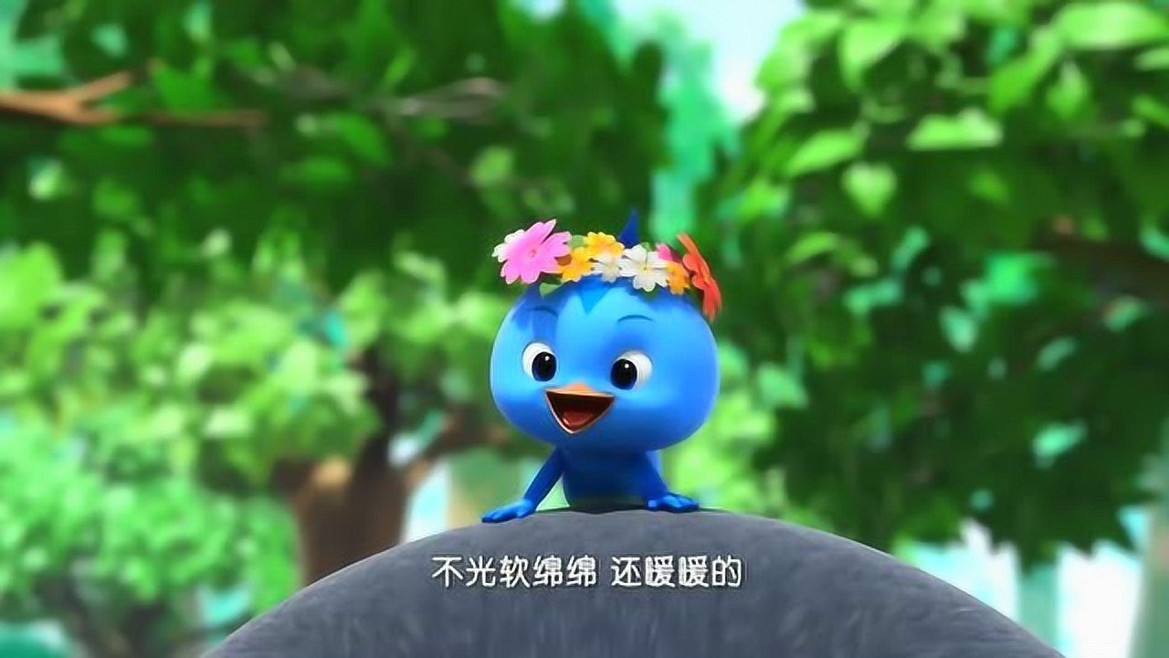 萌鸡小队:欢欢跑到黑熊叔叔的头顶上,是想拔毛