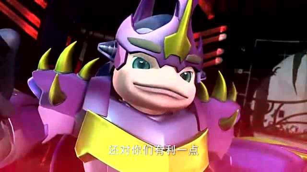 骑刃王魔鬼队的金刚太嚣张了根本不把铠甲神他们放在眼里