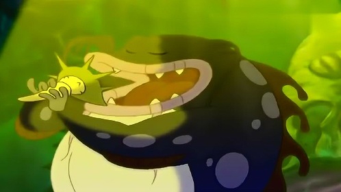 小鲤鱼历险记:肥鲶鱼表演唱歌,赖皮蛇:丢人现眼!