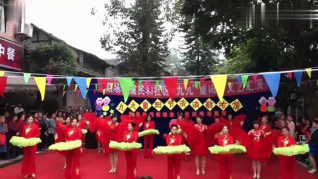 赵场街道2018年重阳节舞蹈表演《最美不过夕阳红》