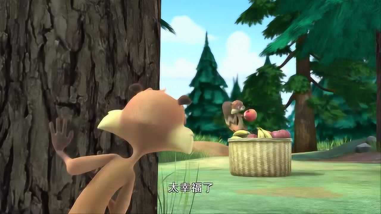 《熊出没之环球大冒险》两个一模一样的蹦蹦