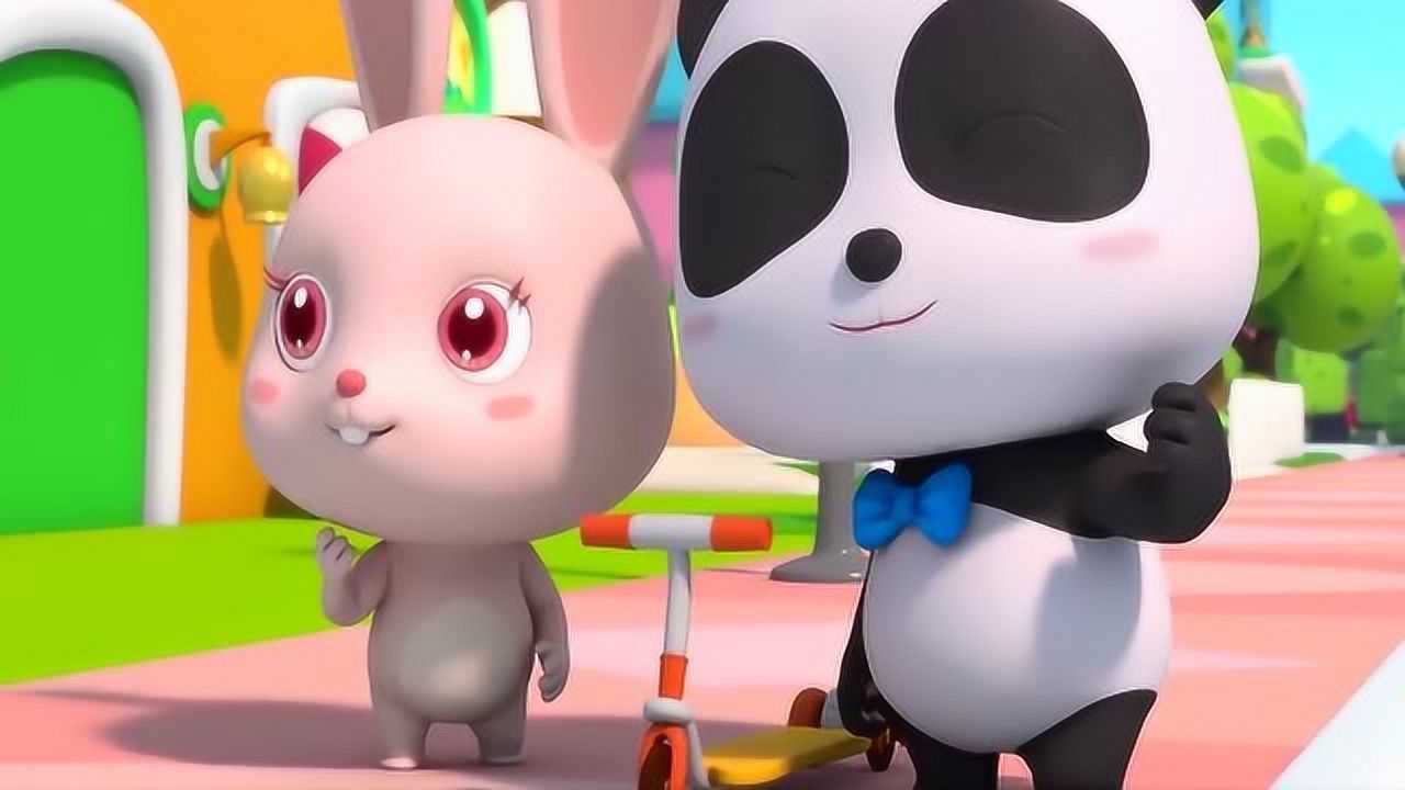 宝宝巴士兔一一的滑板车坏了怎么办呢