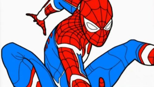 益智亲子简笔画特别好画的超级英雄蜘蛛侠真是太漂亮了
