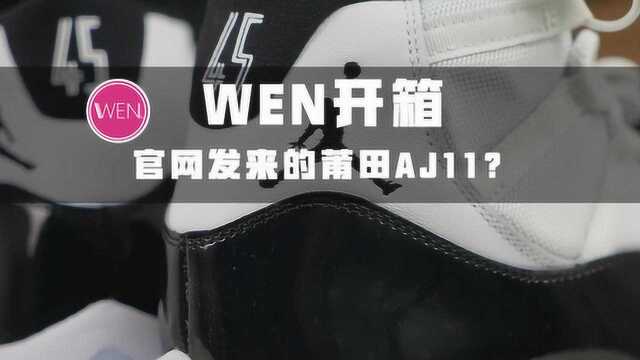 WEN开箱:来自官网的AJ11康扣,槽点满满!