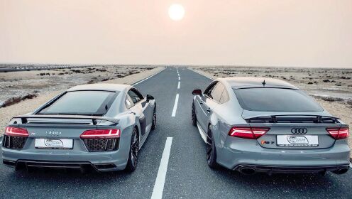 奥迪rs7单挑奥迪r8,结局颠覆认知