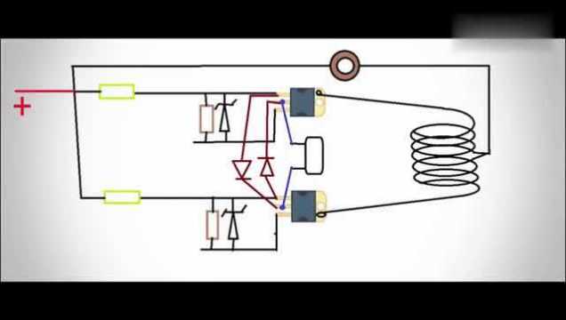 简单的电子元件制作的电磁加热,效果很好