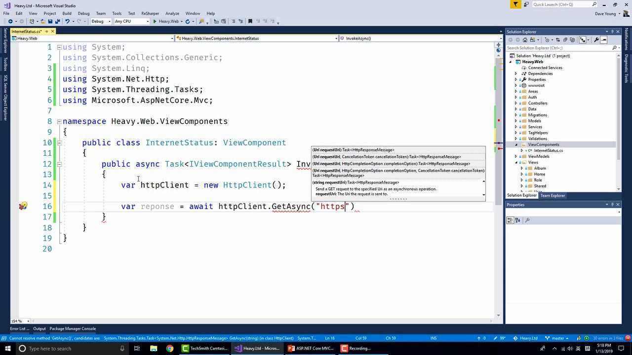 ASP.NET Core MVC 23腾讯视频