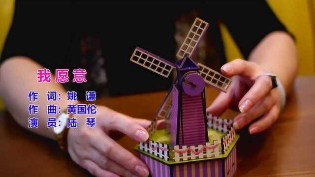 陆琴MV《我愿意》,90年代一首耳熟能详的歌曲.