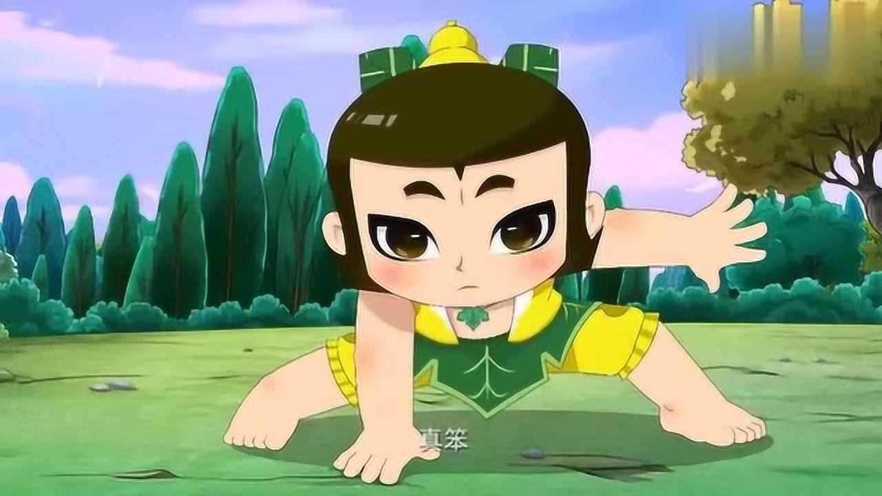 葫芦娃三娃智斗蛇妖仅用一招就破解草蛇阵
