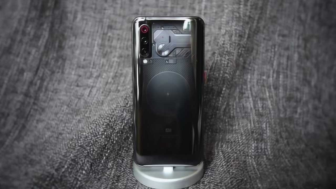 小米9透明尊享版真机战斗天使露背杀真机玻璃机身后置三摄