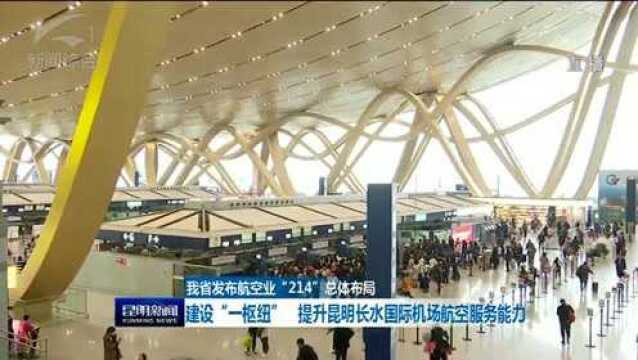 我省发布航空业“214”总体布局 构建“两网络”完善机场网络体系