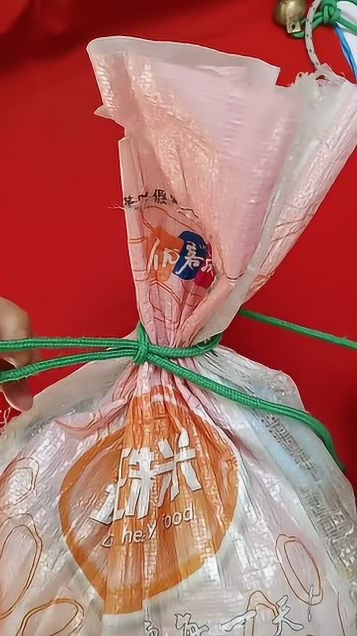 日常生活米面袋子,最实用的打结方法!