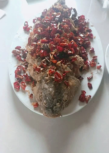 河南封丘有名小吃飘香鱼