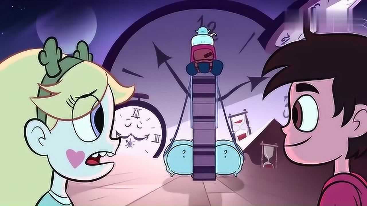 公主闯天关星蝶马克用时光仓鼠帮助时光老人转动时光车轮