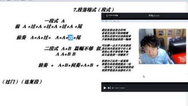 零基础作曲编曲速成7——段落格式