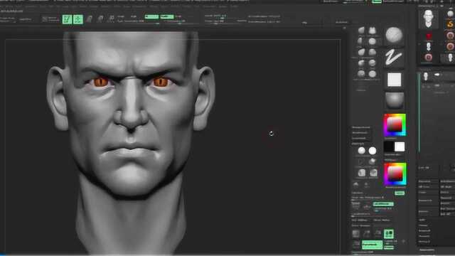 zbrush4r8中文版教程系列头部造型进阶教学