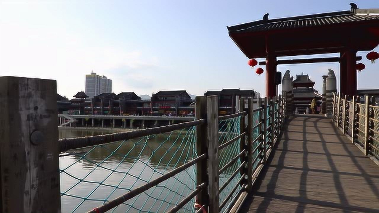 汉中西乡县廊桥水城