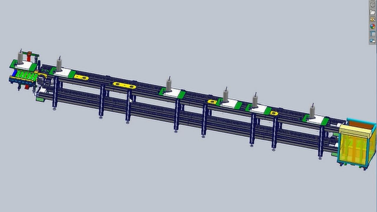 solidworks非標機械自動化設備設計倍速鏈生產線設計經驗總結