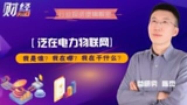 陈杰行业投资逻辑解密:泛在电力物联网