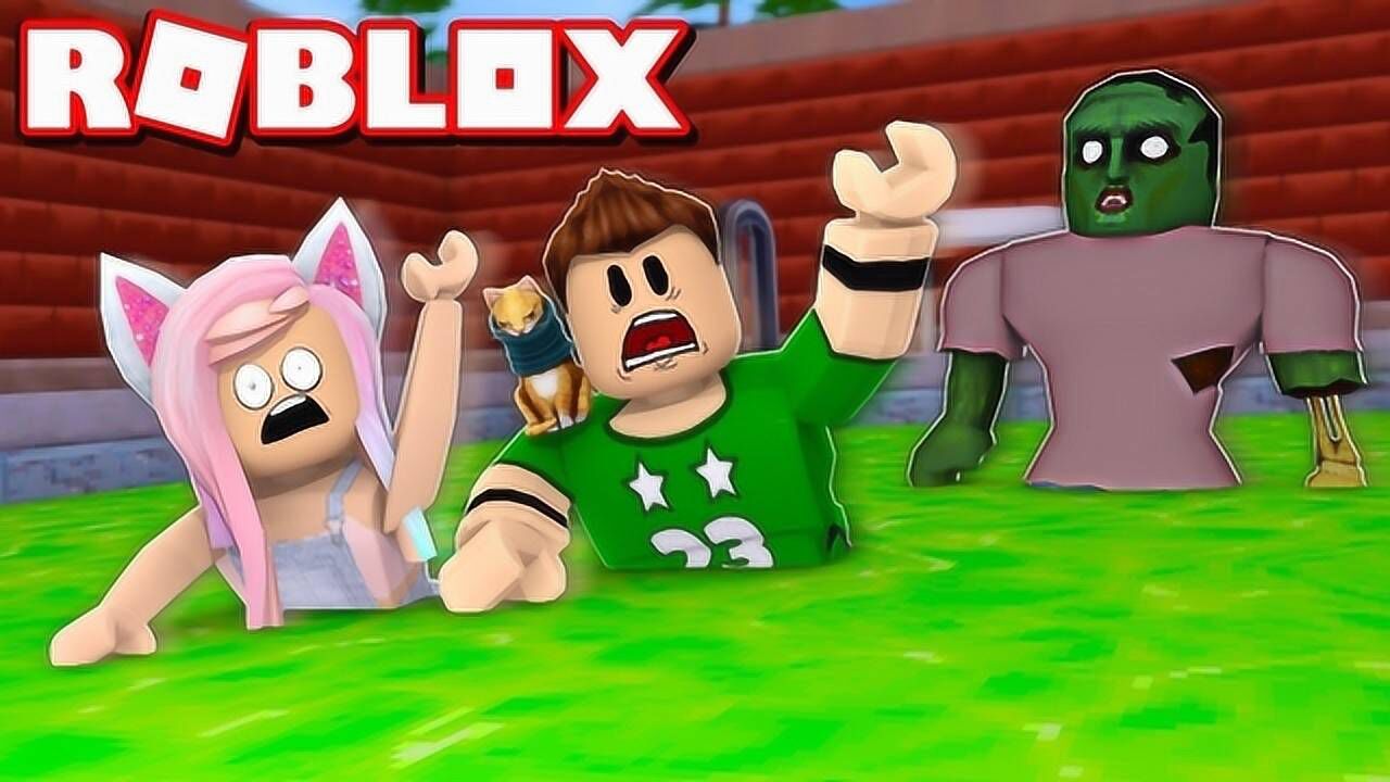 小飞象解说 roblox僵尸泳池逃生 遭遇丧尸被吃进了肚子?