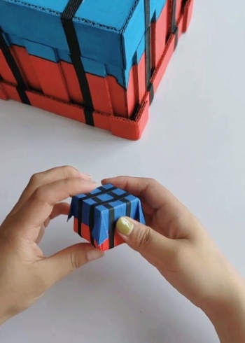 折一个空投箱,载满我的祝福,您就像最大的空投箱