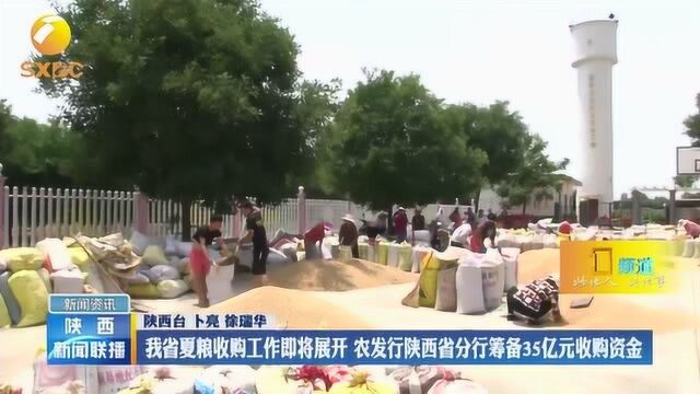 夏粮收购工作将展开,农发行陕西省分行筹备35亿元收购资金