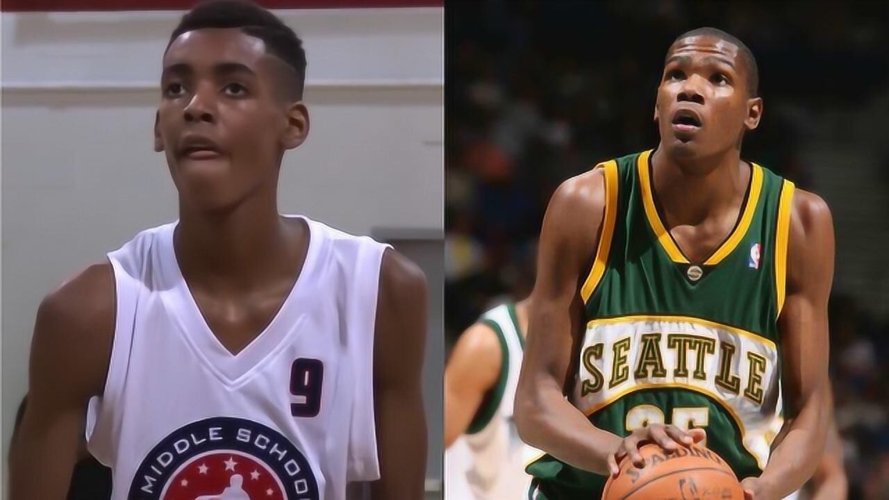 埃莫尼贝茨十二岁时的比赛集锦从球风和体型有没有很像杜兰特?