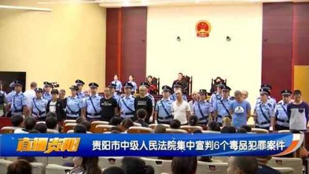 贵阳市中级人民法院集中宣判