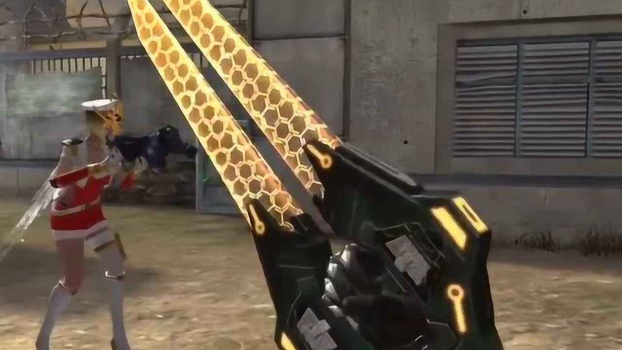 逆战:有了能量剑的加成,这切枪速度堪称国服顶尖