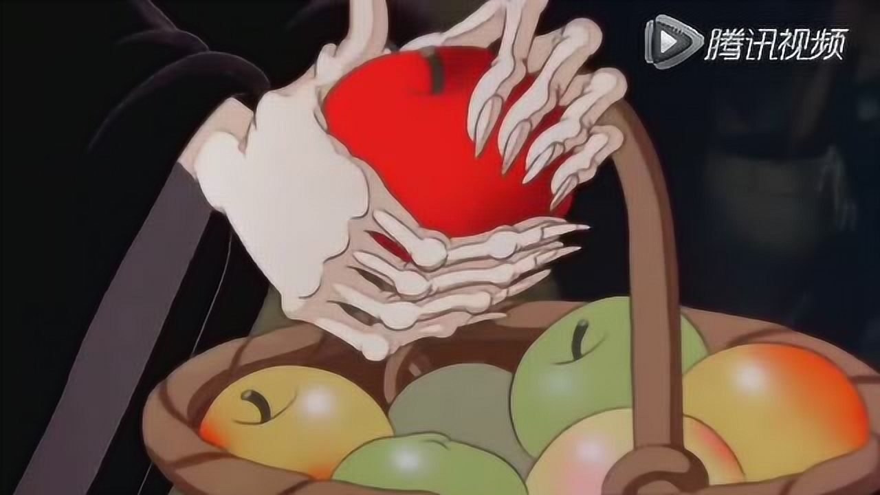 白雪公主:恶毒的王后一心想要害死公主,她带着毒苹果去森林了