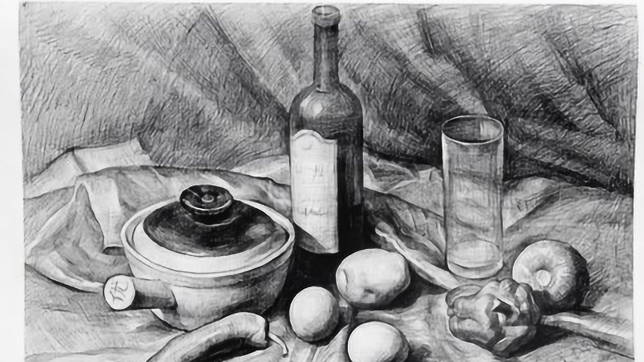 陈博-素描静物1