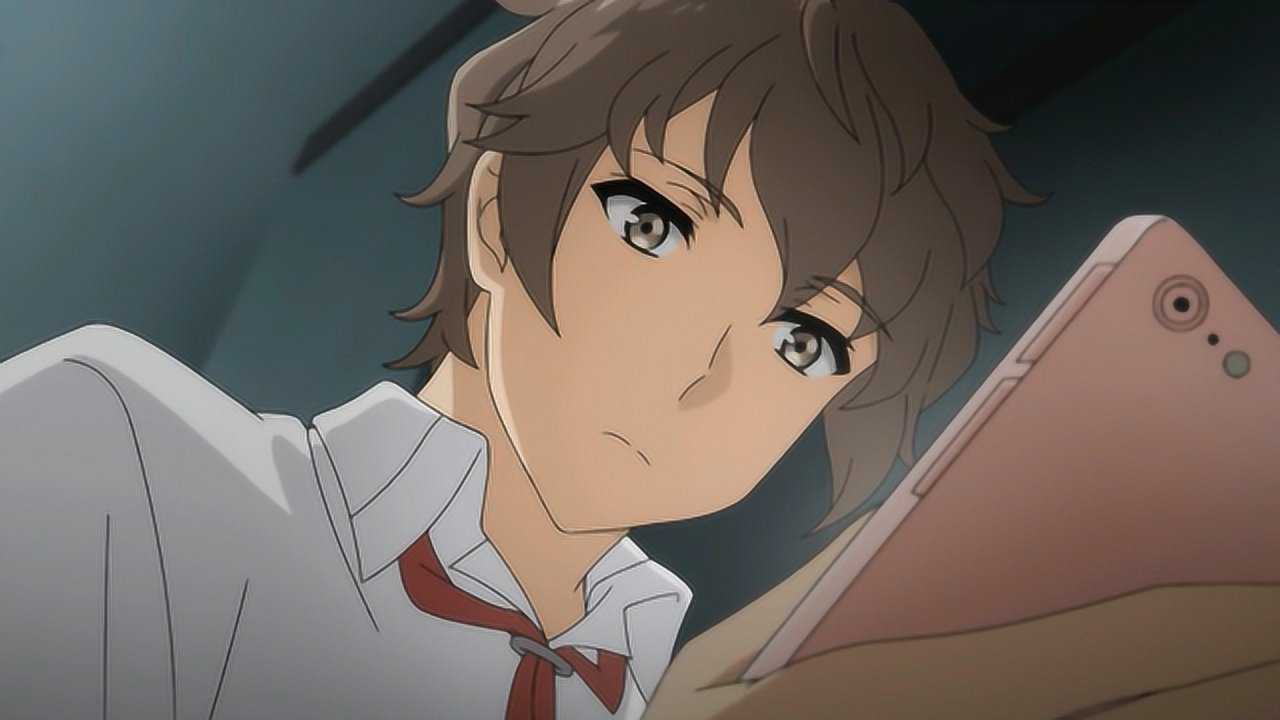 梓川咲太看到女生的手机屏幕,顿时惊了!