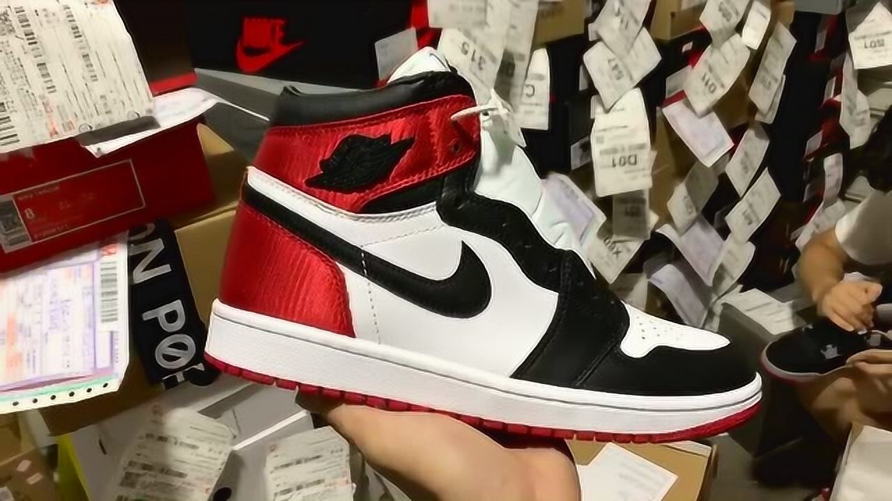 aj1丝绸黑脚趾开箱鉴赏!