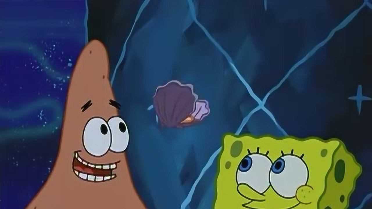 海绵宝宝:海绵宝宝和派大星大哭,贝壳却飞起来跳来跳去