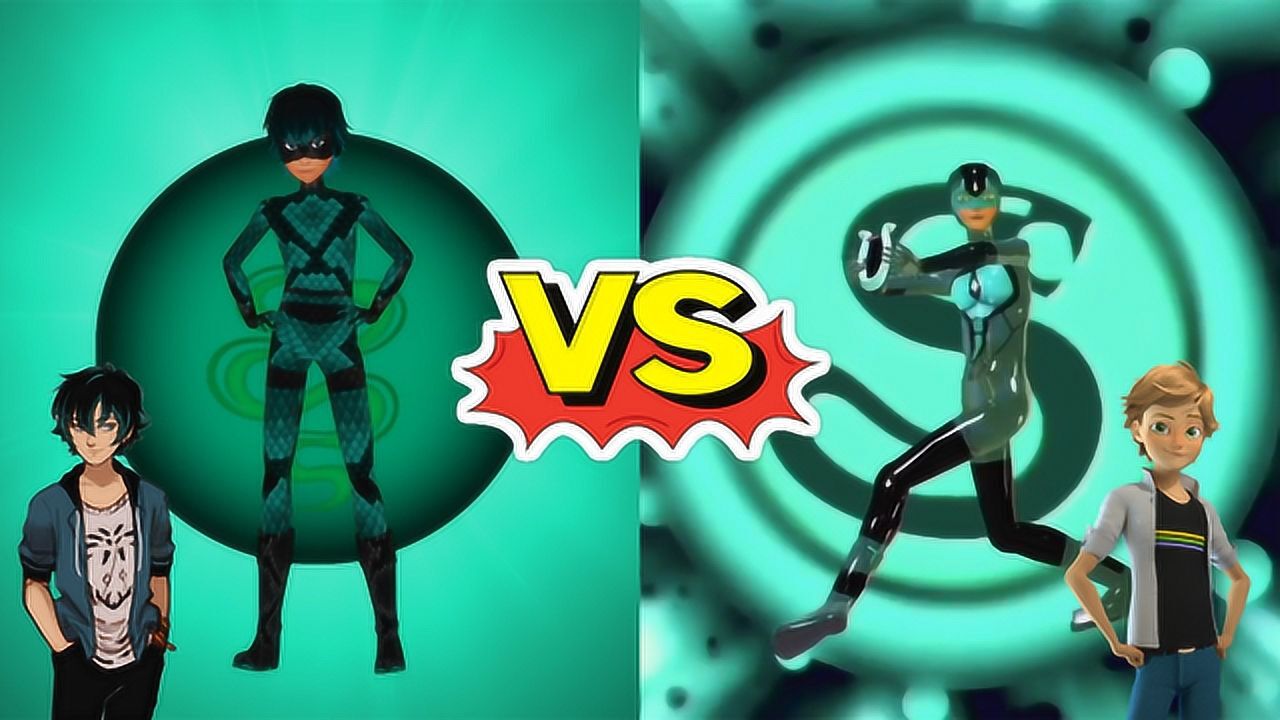 瓢虫雷迪mmd:艾俊vs卢卡,2版"蛇变身"对比,哪个更酷?