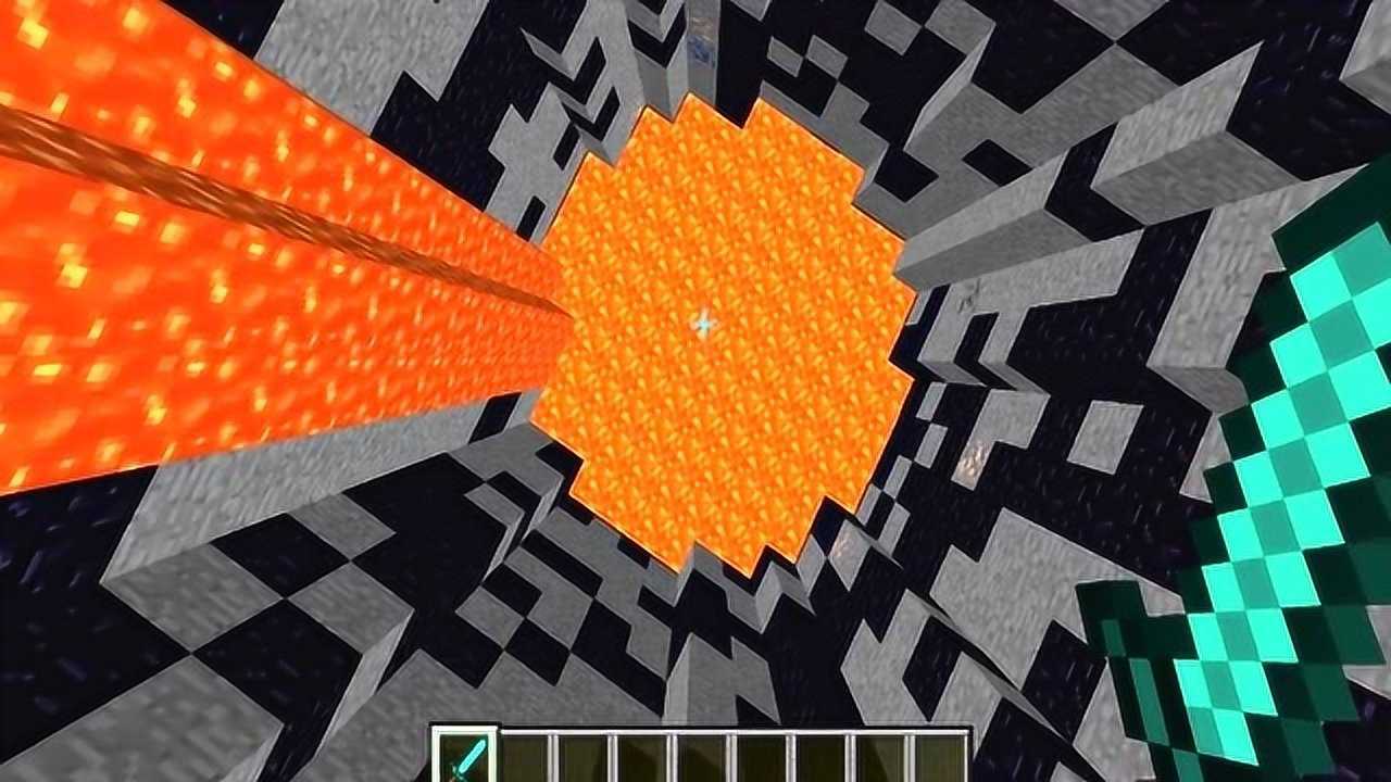 我的世界mc世界中也有火山火山爆发会如何呢